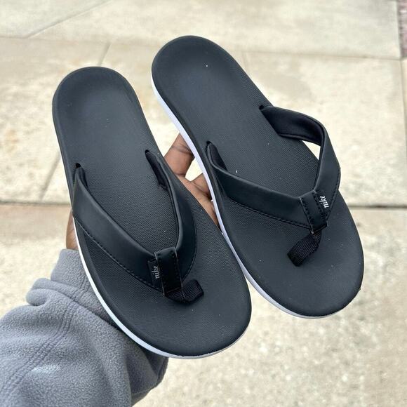 Nike Bella Kai Women’s Flip‎ Flop Sandals Size 6 Black - Picture 12 of 14